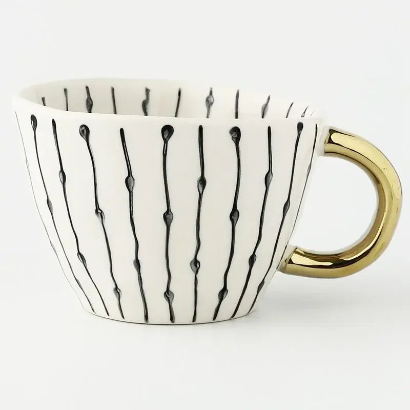 American style mug irregular geometry 100 or 330 ml