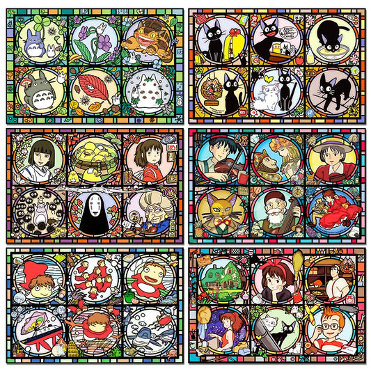 Kit de pintura de diamantes de anime japonés