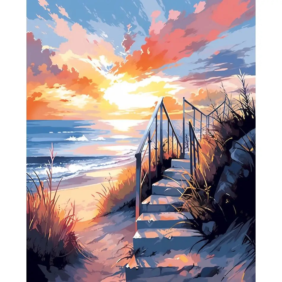 Painting by numbers for adults Various landscapes