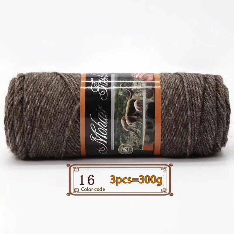 300gr laine mohair différentes couleurs