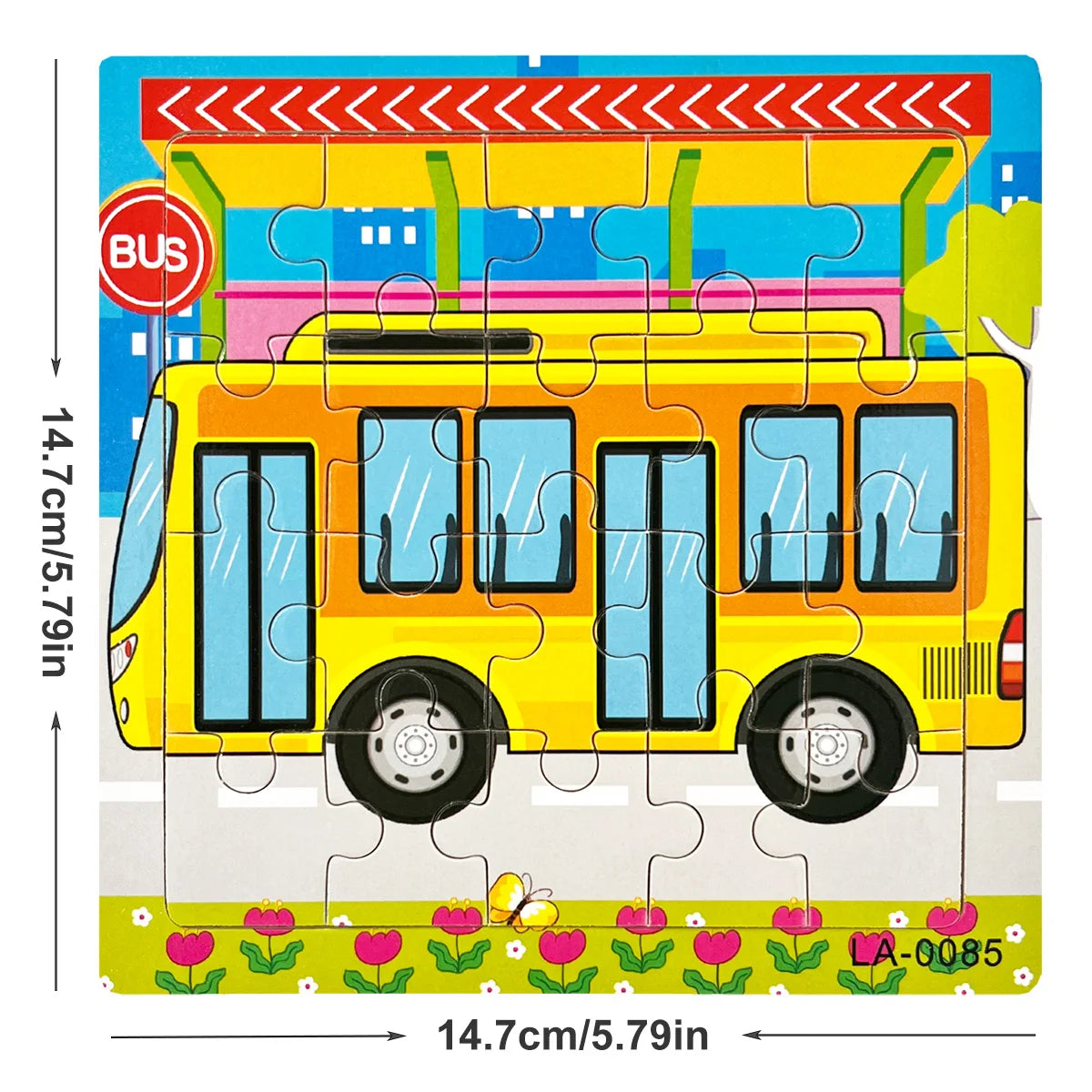 Puzzles en bois Pour enfant animaux ou moyens de transport