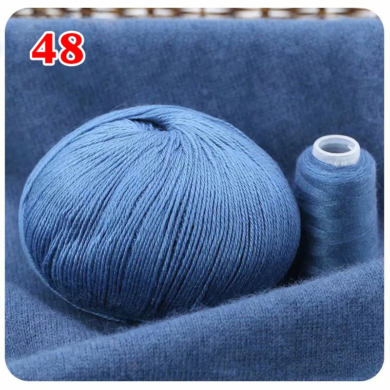 100% Mongolian cashmere wool ball 70gr Several colors available