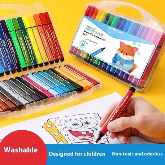 Set of washable felt-tip pens for children