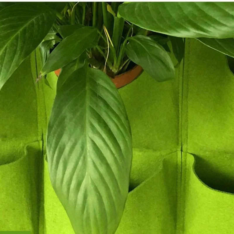 Sac de culture de plantes vertes, pochettes de grande taille, jardinière verticale de légumes de jardin, sacs de culture de fleurs, sac de jardinière de jardin