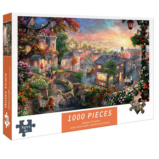 Puzzle de 1000 pièces La belle et le Clochard