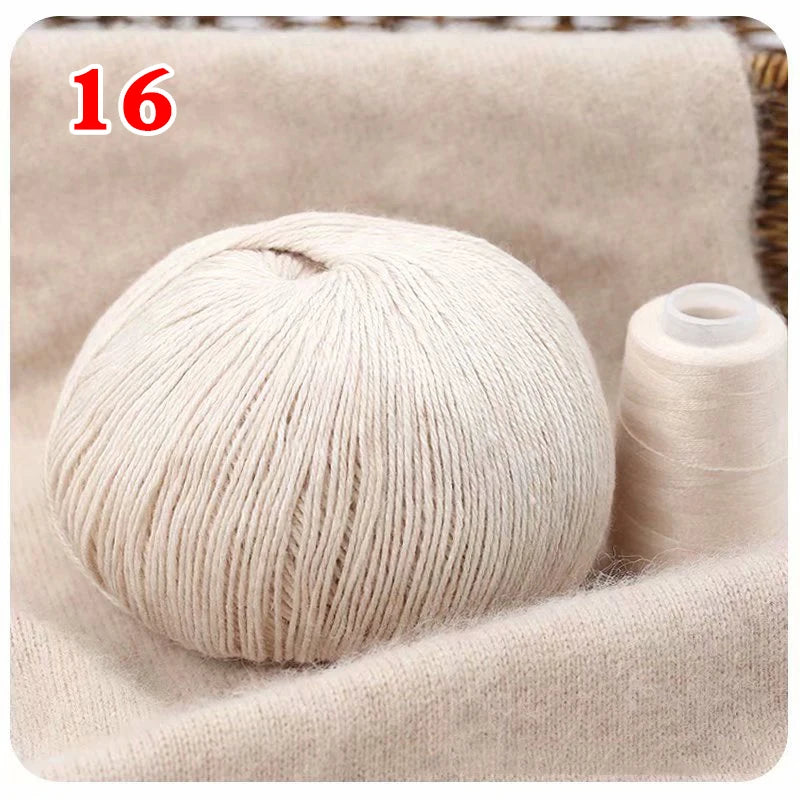 100% Mongolian cashmere wool ball 70gr Several colors available