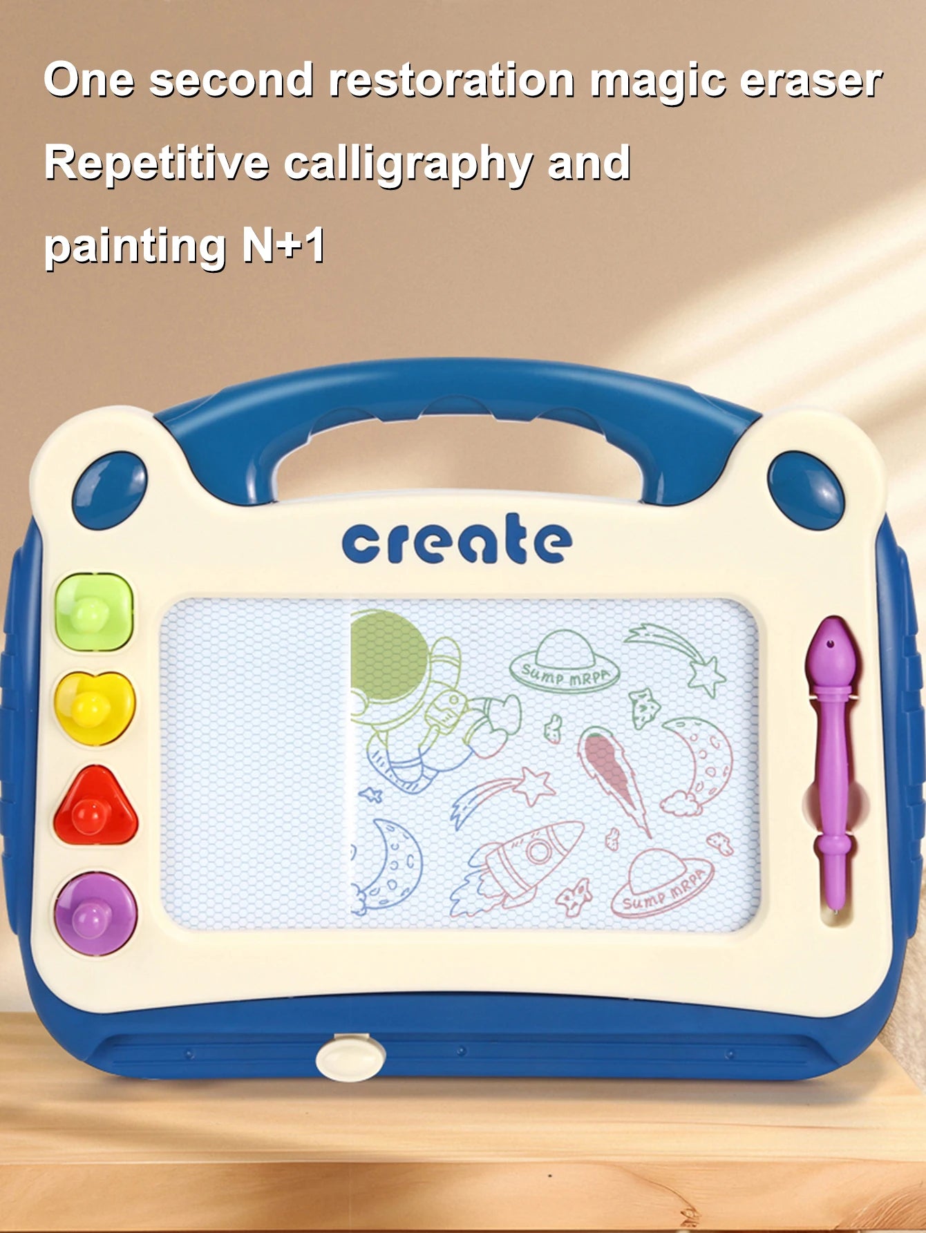 Magnetic drawing tablet for children