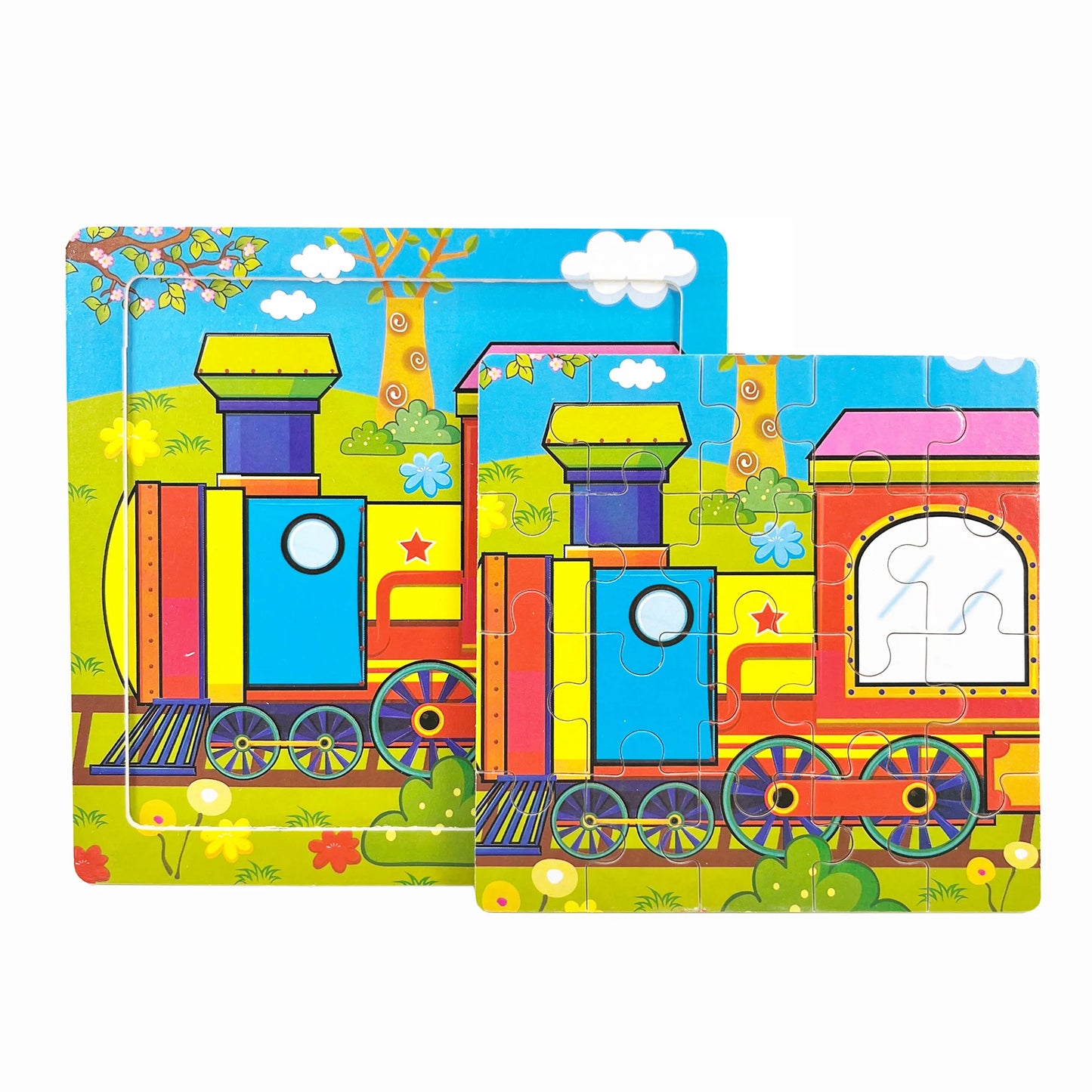 Puzzles en bois Pour enfant animaux ou moyens de transport