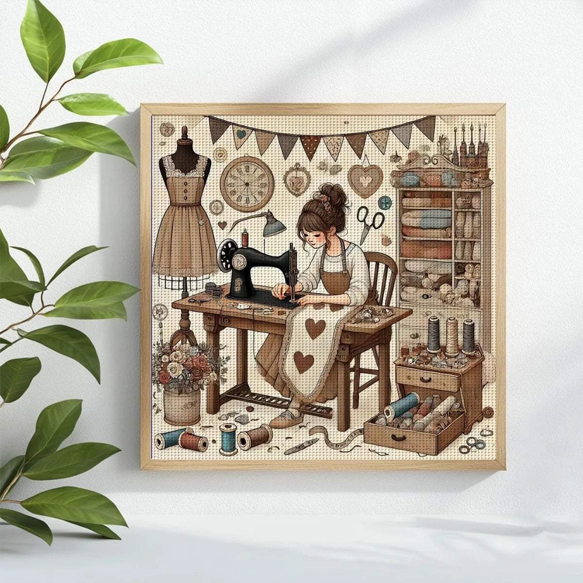 Kit de points de croix couture estampillé point de croix kit de bricolage