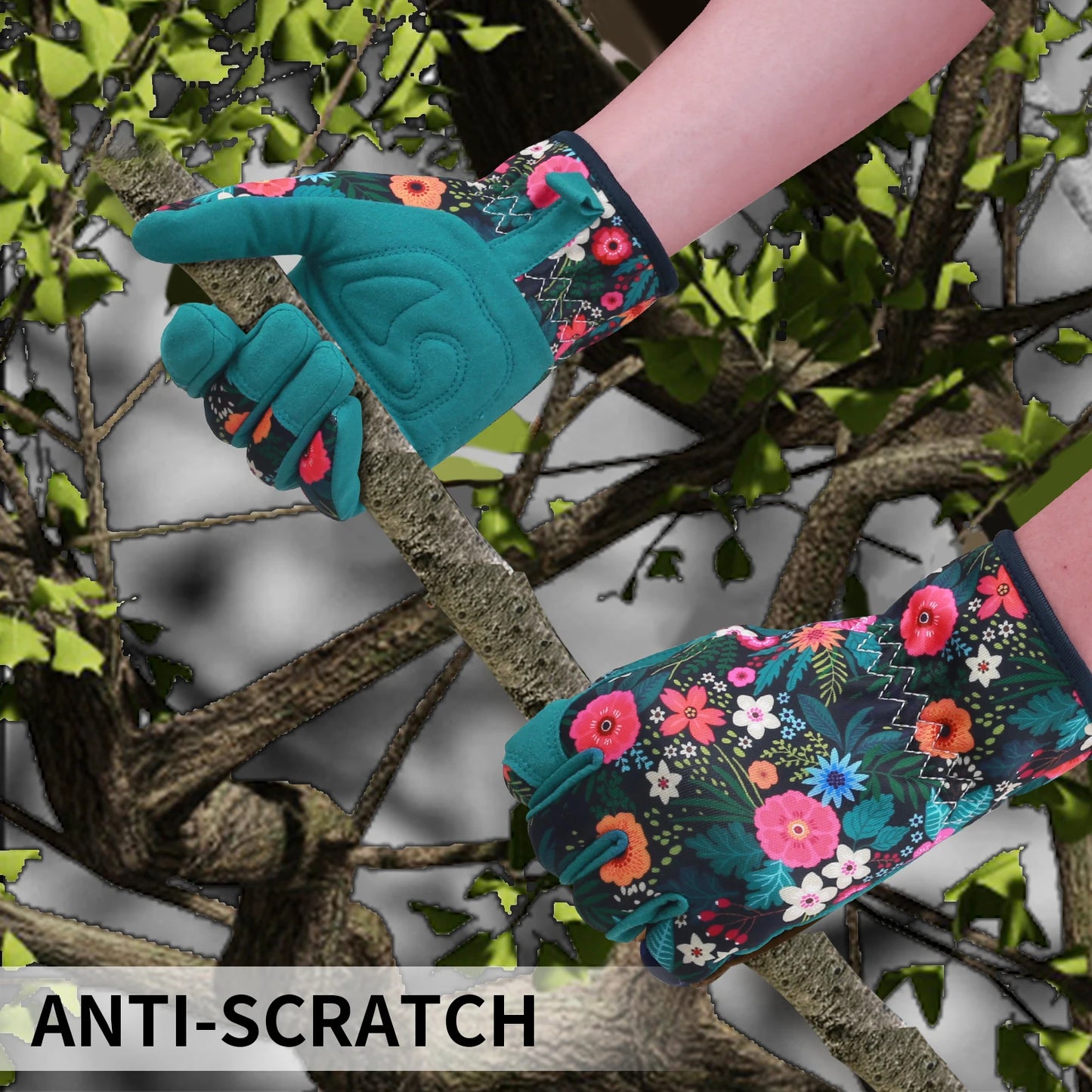 Gants de jardinage pour femme - Fleurs