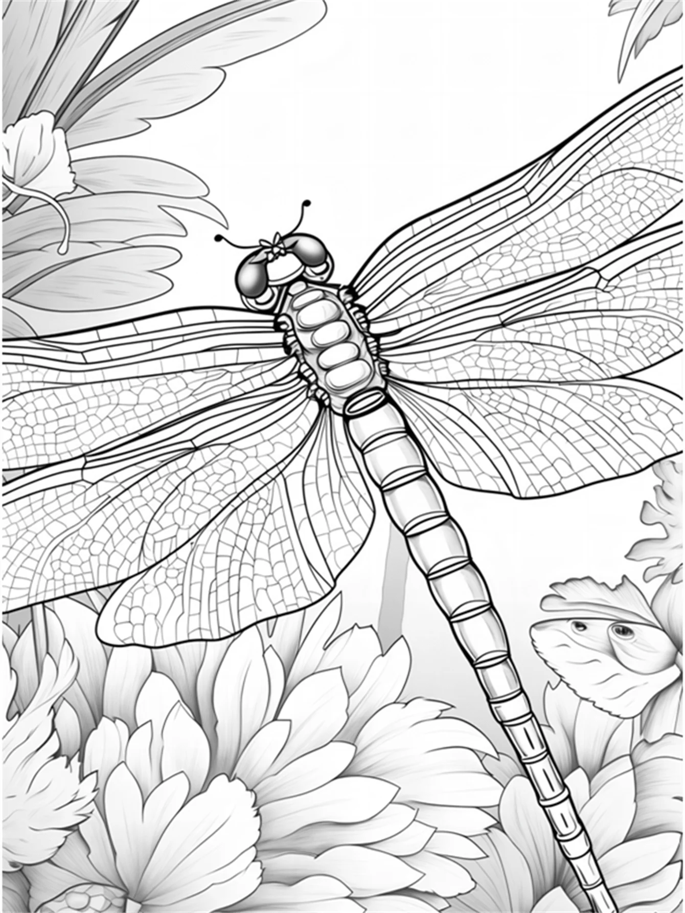 Dragonfly Anti-stress Coloring Book