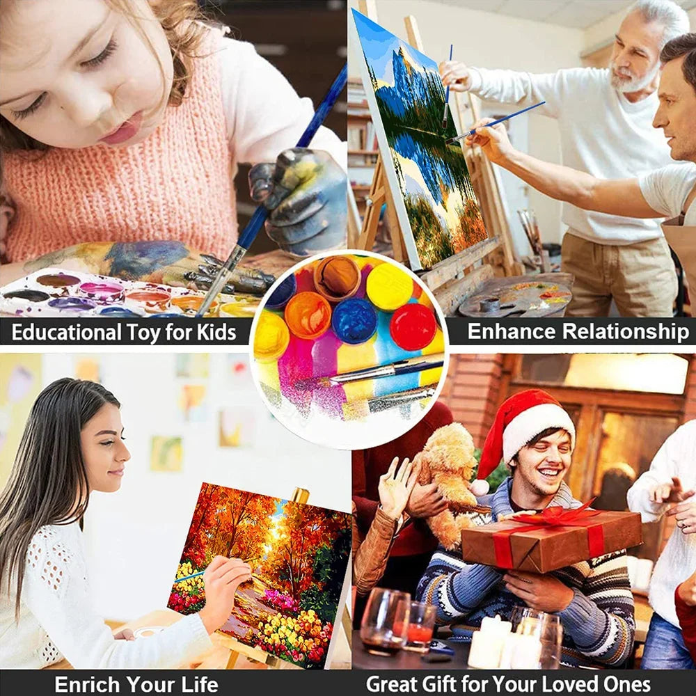 Kits de peinture par numéros de noël