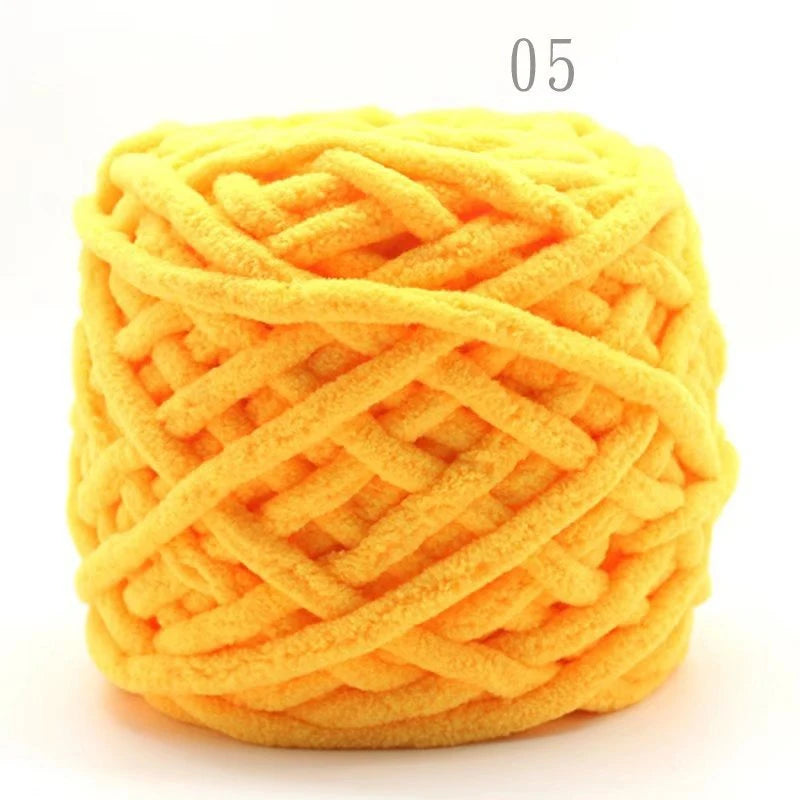 3 pelotes de laine Chenille 100gr x 3