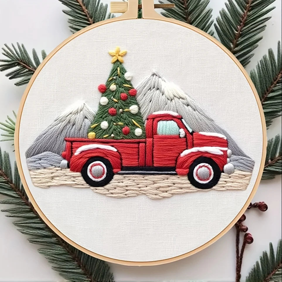 Ensemble de broderie série de noël
