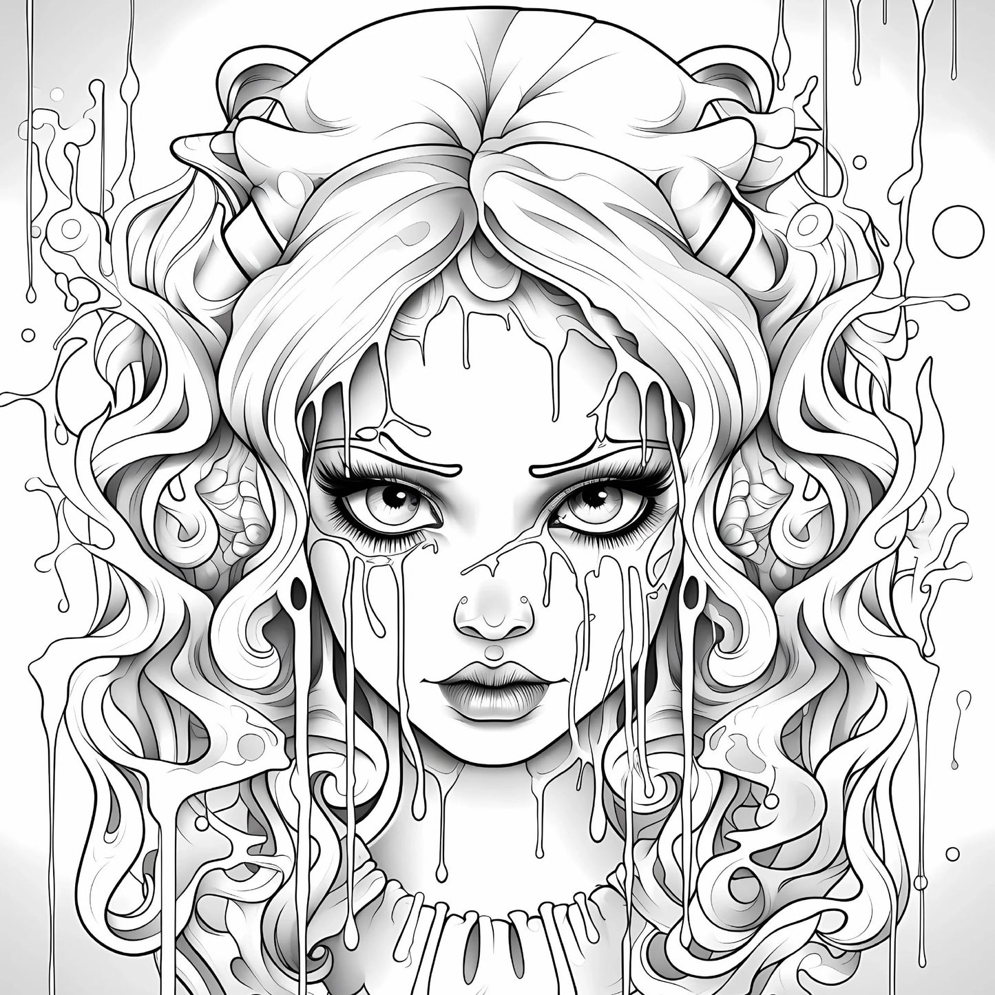 Livre de coloriage Skeleton Beauty, modèles uniques de crâne