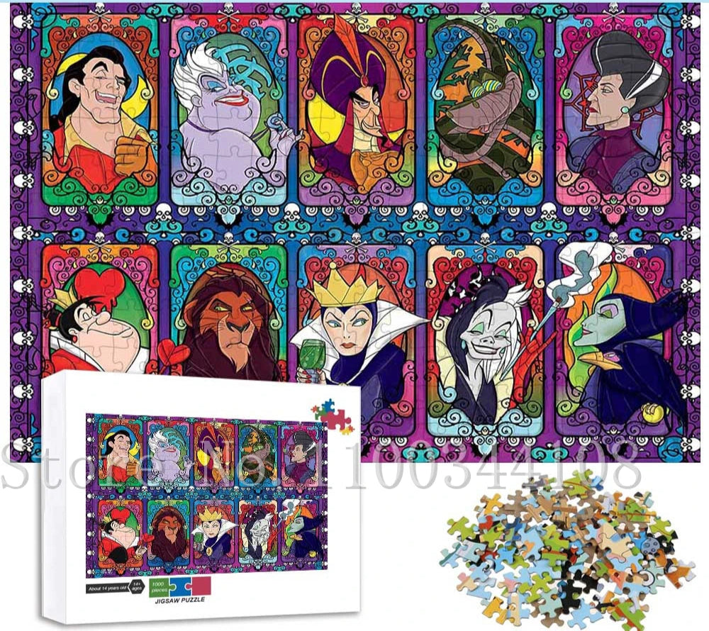 Puzzle Les méchants de Disney 35/300/500/1000 Pièces