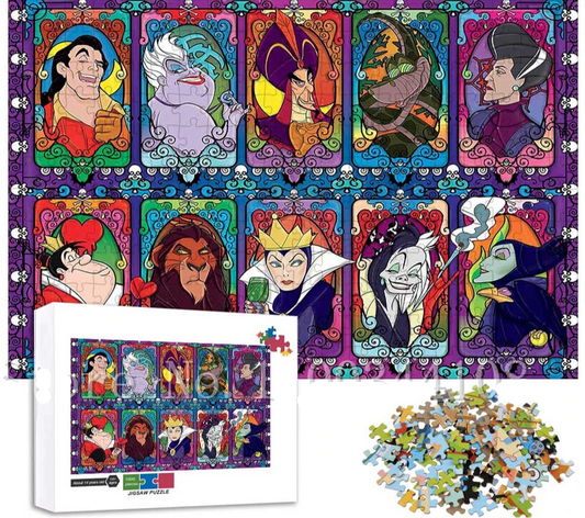 Puzzle Les méchants de Disney 35/300/500/1000 Pièces