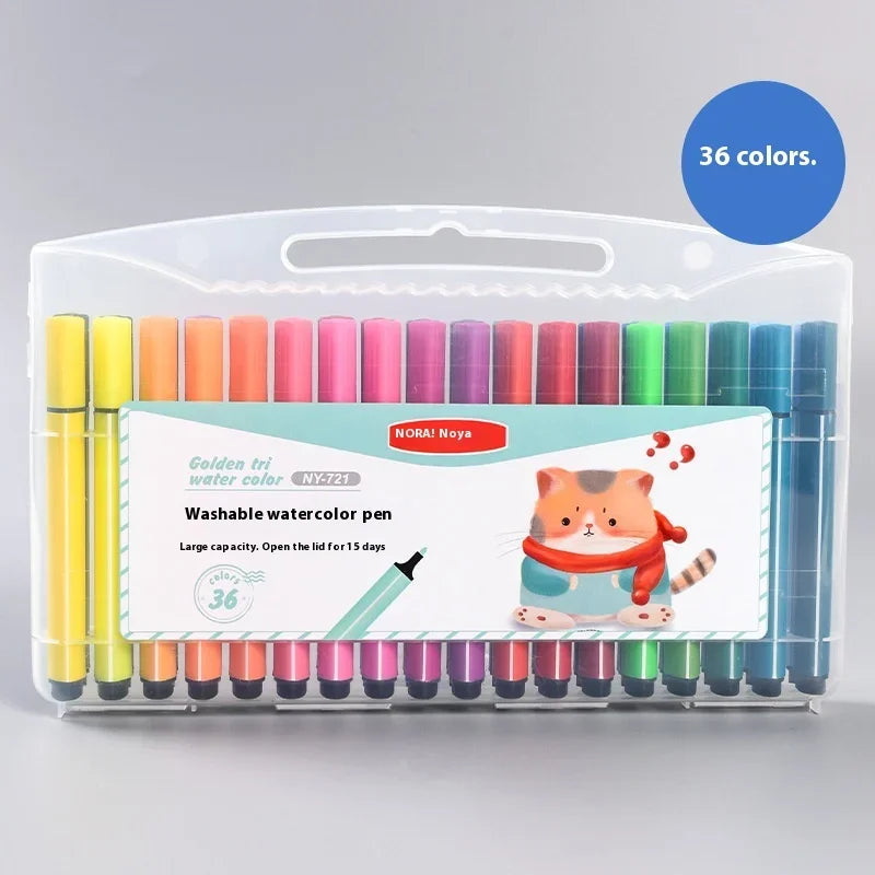 Set of washable felt-tip pens for children