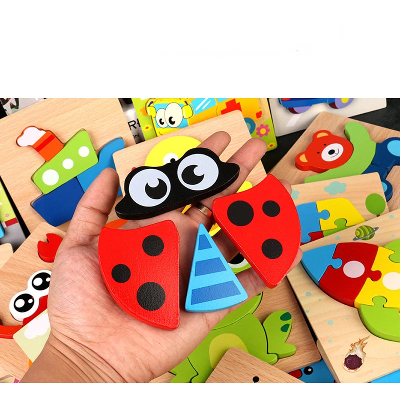 Puzzles pour bébé en bois apprentissage