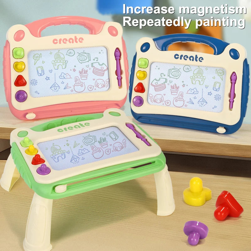 Magnetic drawing tablet for children