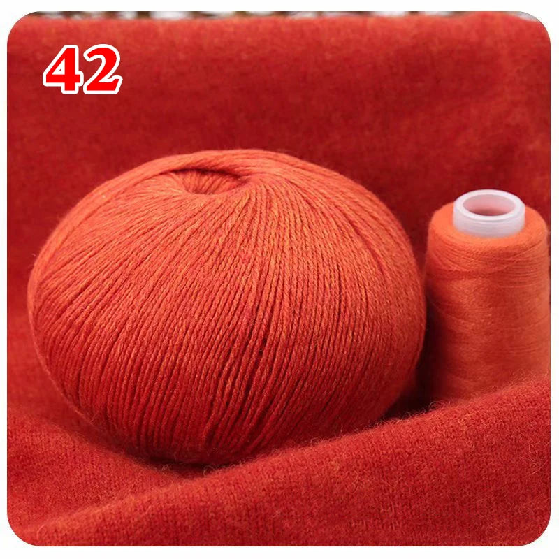 100% Mongolian cashmere wool ball 70gr Several colors available