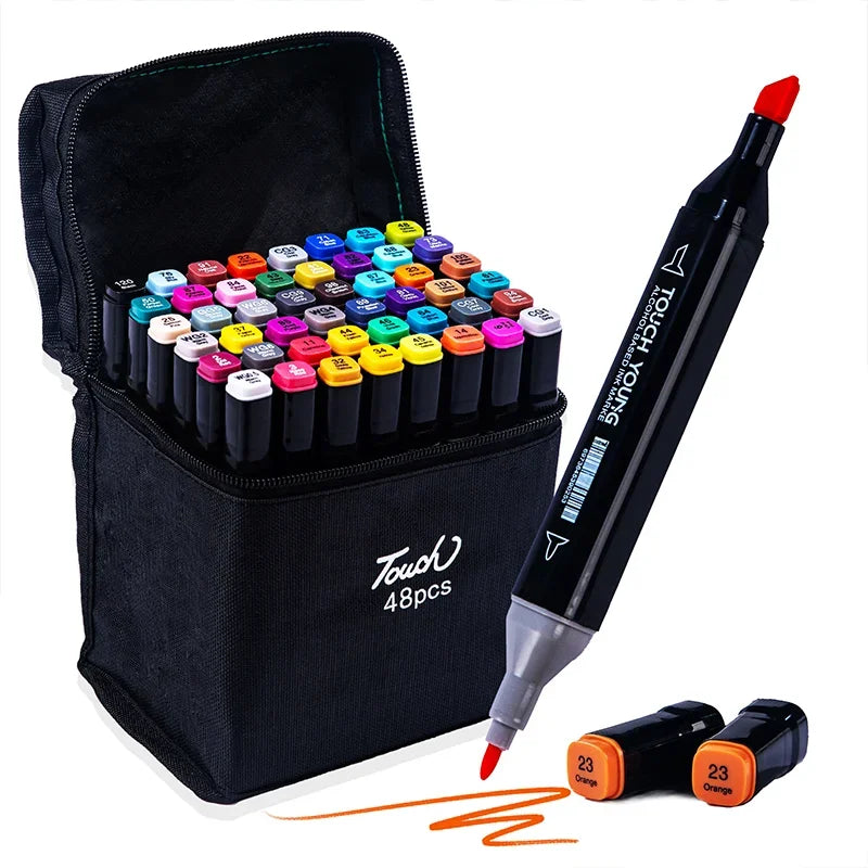 Markers / Feutres double pointe 24-80