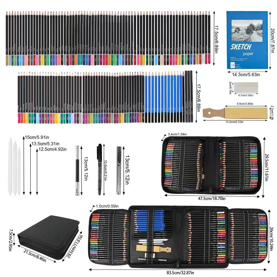 Ensemble de dessin 95/145 Pcs Kalour