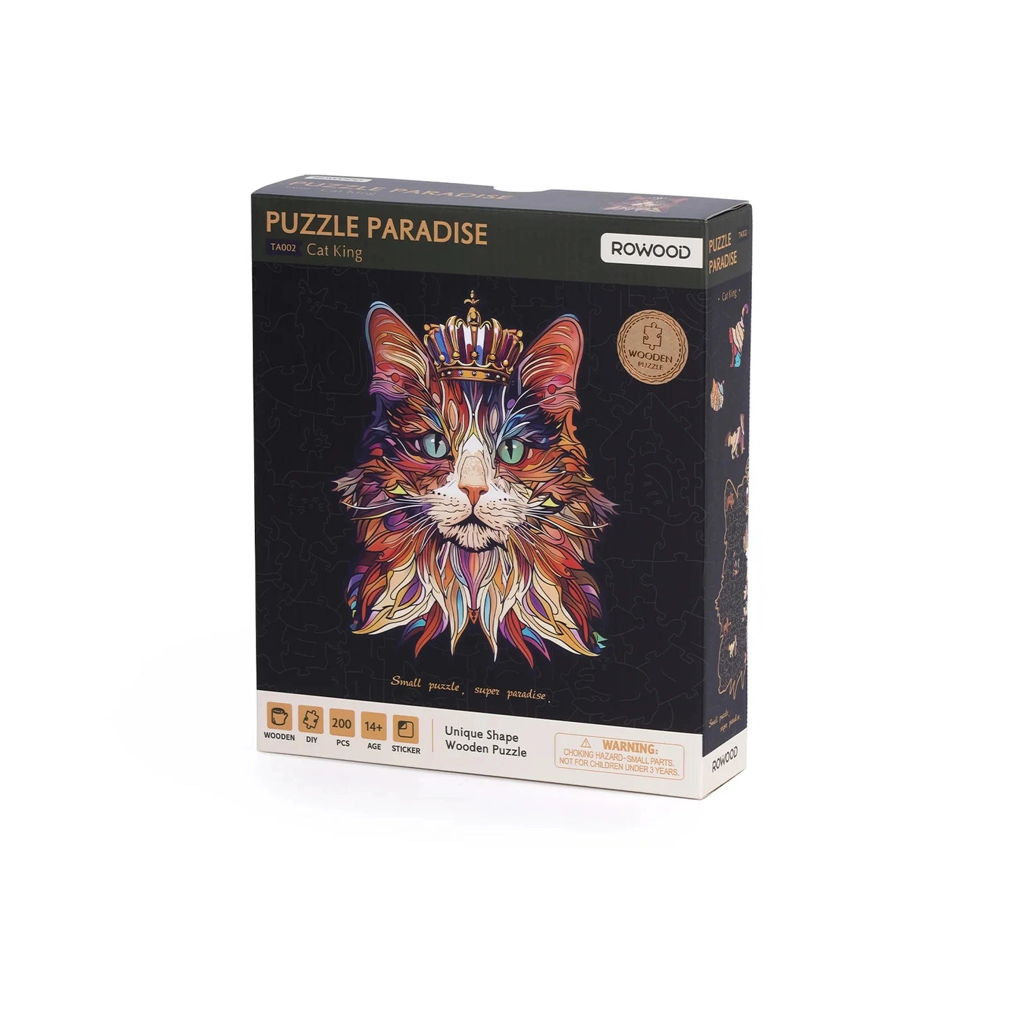 Puzzles en bois Mandala Mystique et Chat Mystique Décoration