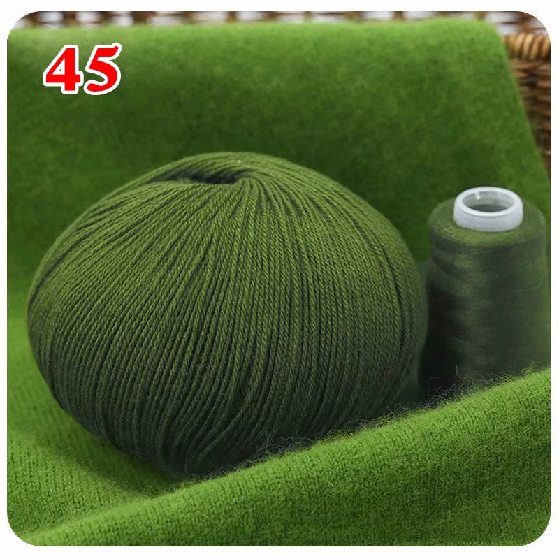 100% Mongolian cashmere wool ball 70gr Several colors available