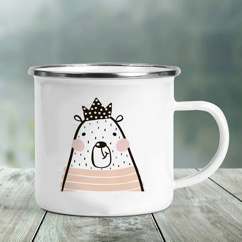 Taza de esmalte para niños