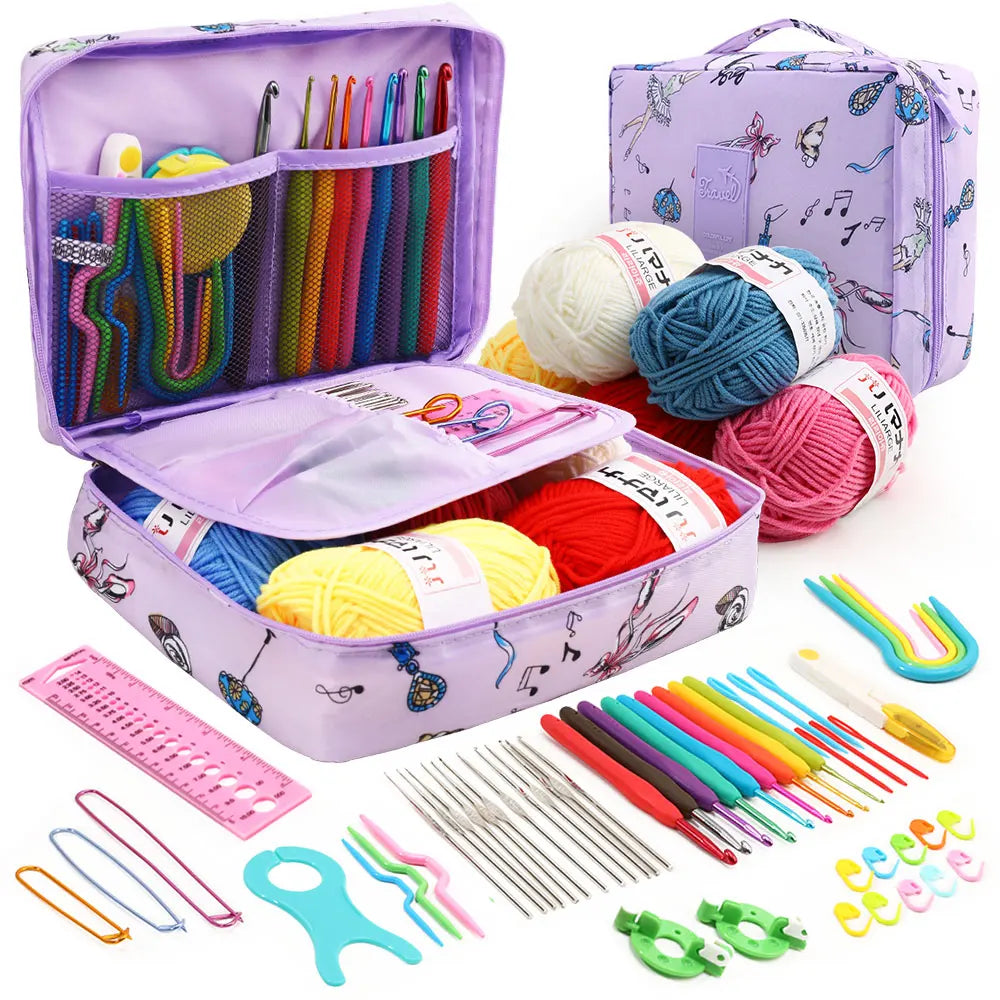 Ensemble de 59 outils pour crochet dans son rangement