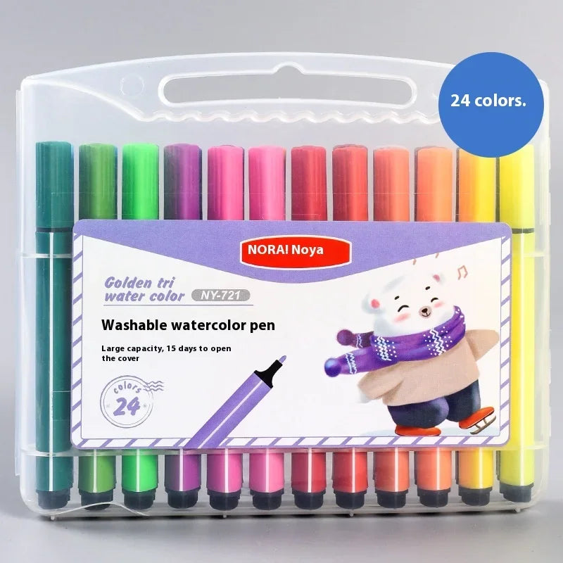 Set of washable felt-tip pens for children