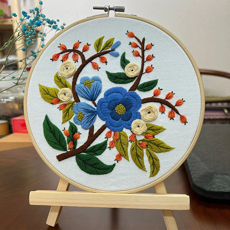Hand embroidery kits cross stitch kit Flowers