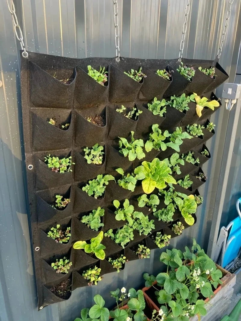Sac de culture de plantes vertes, pochettes de grande taille, jardinière verticale de légumes de jardin, sacs de culture de fleurs, sac de jardinière de jardin