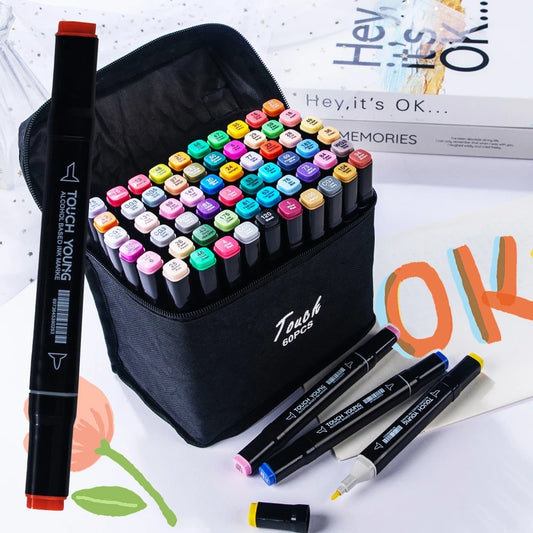 Markers / Double-tipped felt-tip pens 24-80