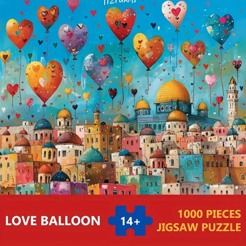 Puzzle 1000PCS pour adulte Ballons romantiques