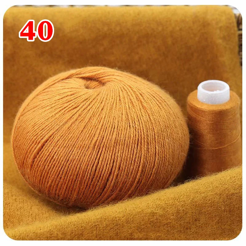 100% Mongolian cashmere wool ball 70gr Several colors available