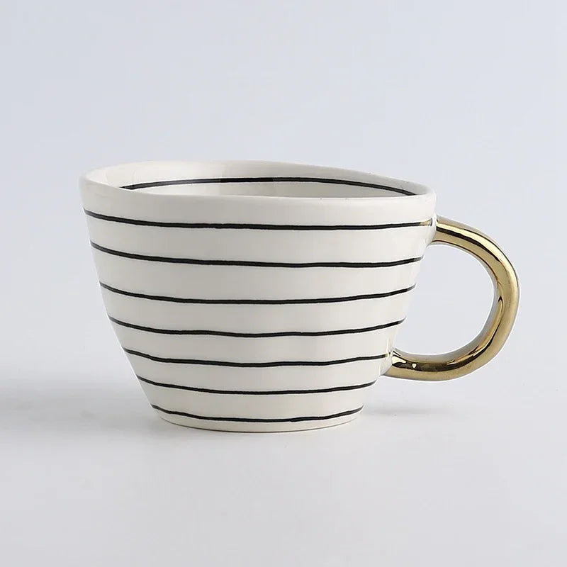 Tasse style américain géométrie irrégulière 100 ou 330 ml