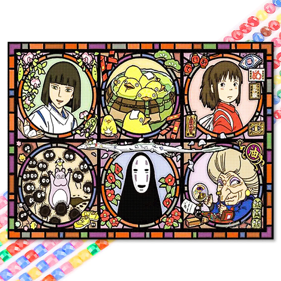 Kit de pintura de diamantes de anime japonés