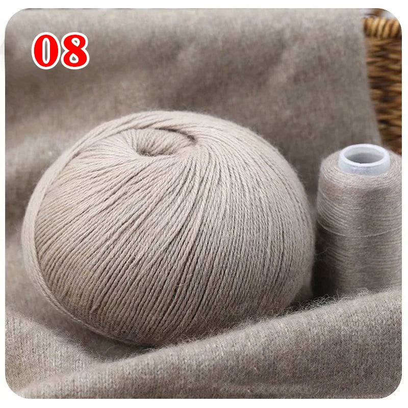 100% Mongolian cashmere wool ball 70gr Several colors available