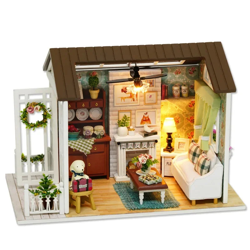DIY Maquettes en  bois à assembler - maison de poupée _ Plusieurs modèles disponibles
