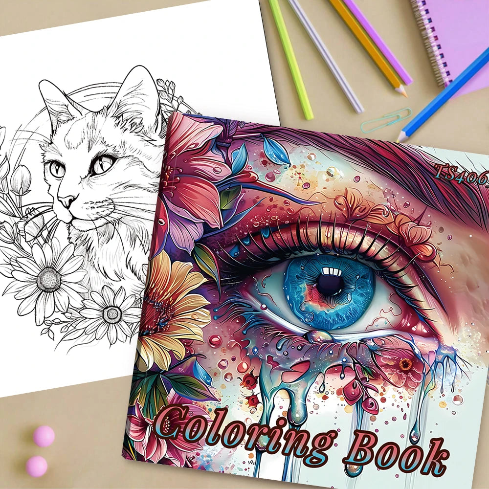 Coloring books different themes