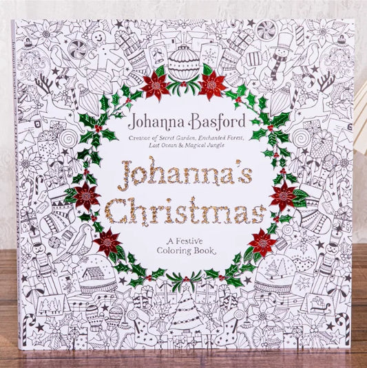 Livre de coloriage de Noël  pour adultes, Johanna's Christmas