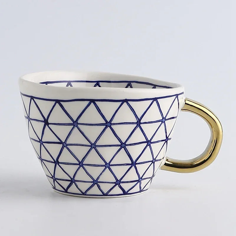 Tasse style américain géométrie irrégulière 100 ou 330 ml