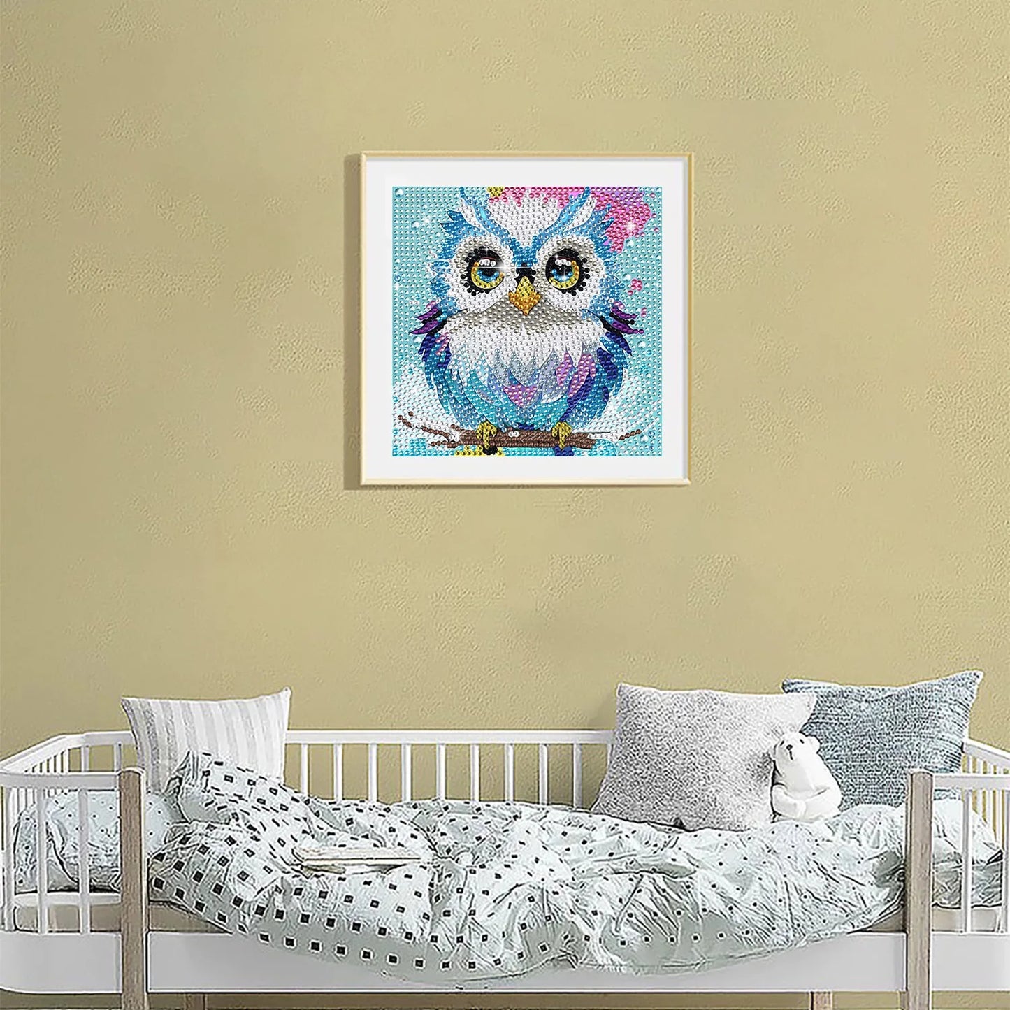 Kit de peinture à diamants animal mignon ensemble d'art pour enfant