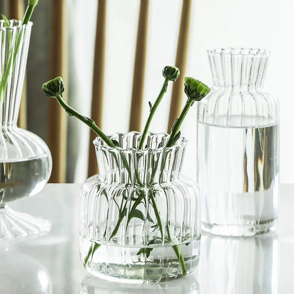 Vases transparent de style nordique