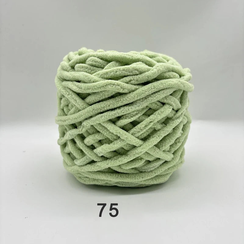 3 balls of Chenille wool 100gr x 3