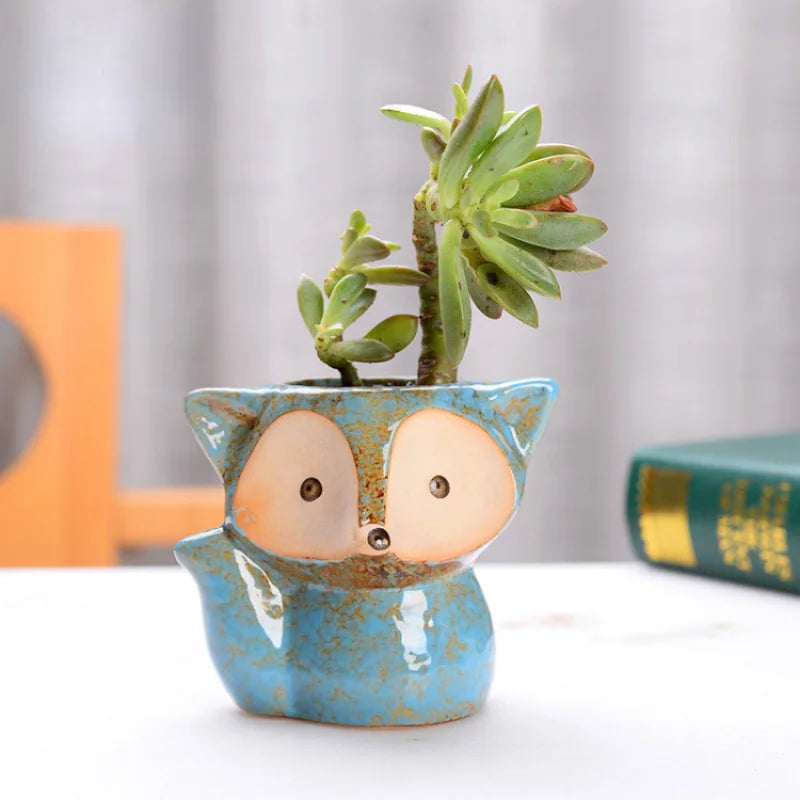 Mini Fox Shaped Pot