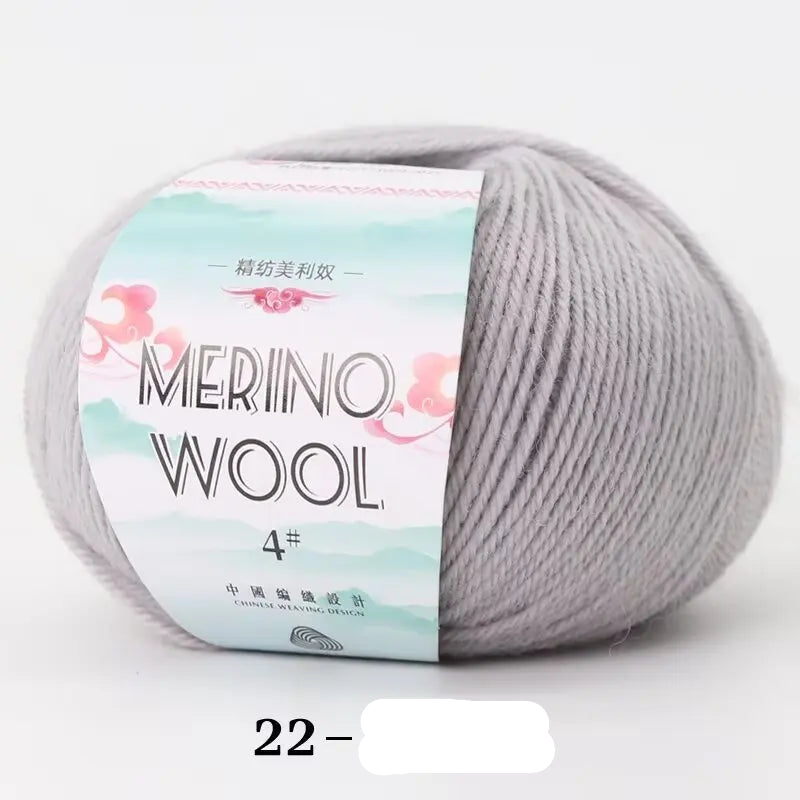 Ovillo de lana Merino 50gr/130m ropa bebe