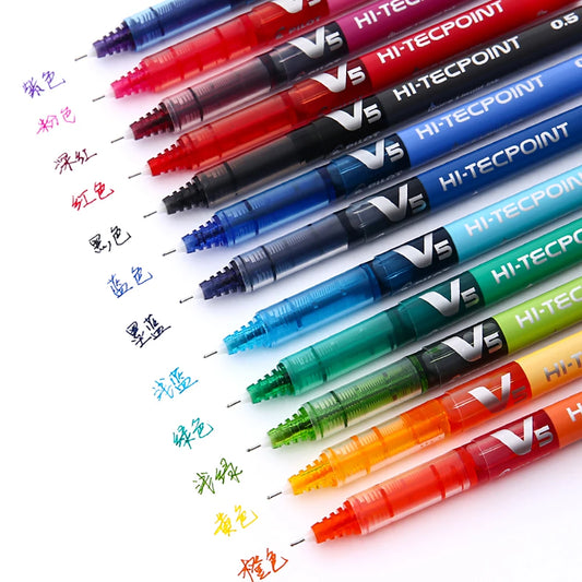 12 stylos style Pilot BX-V5 Gel 0.5mm